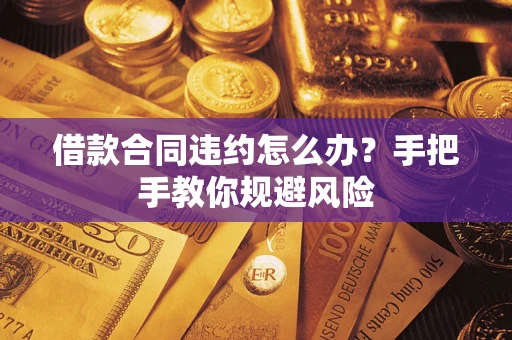 武汉借款合同违约怎么办？手把手教你规避风险