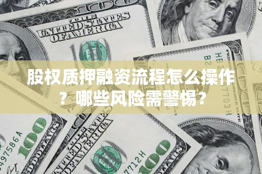武汉股权质押融资流程怎么操作？哪些风险需警惕？