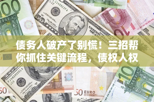 武汉债务人破产了别慌！三招帮你抓住关键流程，债权人权益不再缩水