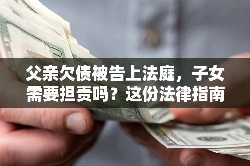 武汉父亲欠债被告上法庭，子女需要担责吗？这份法律指南必须看完