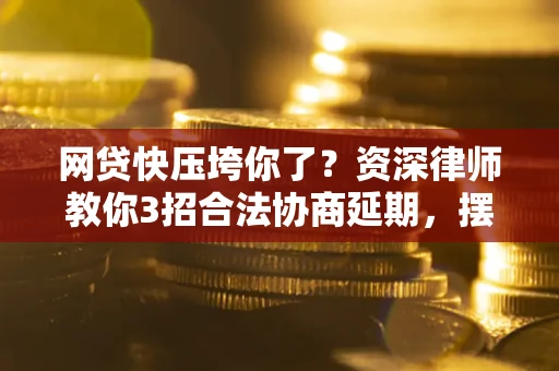 武汉网贷快压垮你了？资深律师教你3招合法协商延期，摆脱暴力催收！