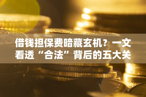武汉借钱担保费暗藏玄机？一文看透“合法”背后的五大关键陷阱