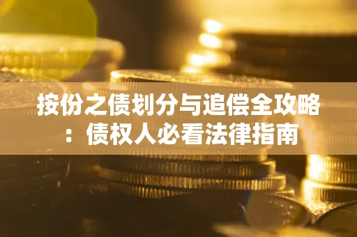 武汉按份之债划分与追偿全攻略：债权人必看法律指南