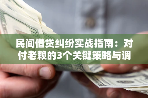 武汉民间借贷纠纷实战指南：对付老赖的3个关键策略与调解盲区解析