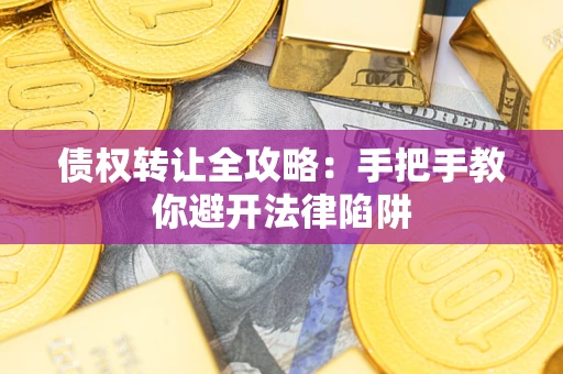 武汉债权转让全攻略：手把手教你避开法律陷阱