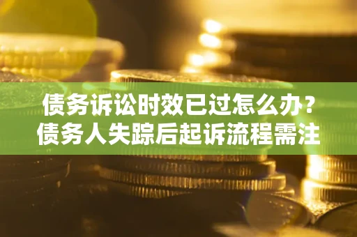 武汉债务诉讼时效已过怎么办？债务人失踪后起诉流程需注意什么？