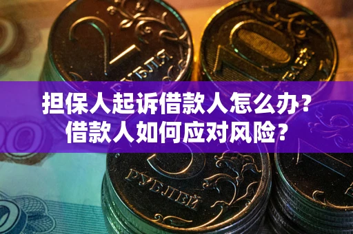 武汉担保人起诉借款人怎么办？借款人如何应对风险？
