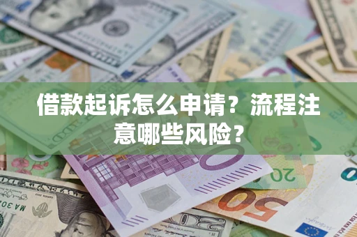 武汉借款起诉怎么申请？流程注意哪些风险？