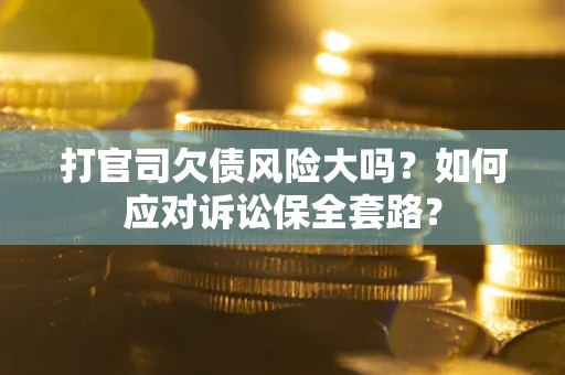 武汉打官司欠债风险大吗？如何应对诉讼保全套路？