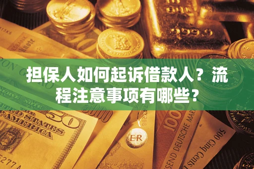 武汉担保人如何起诉借款人？流程注意事项有哪些？